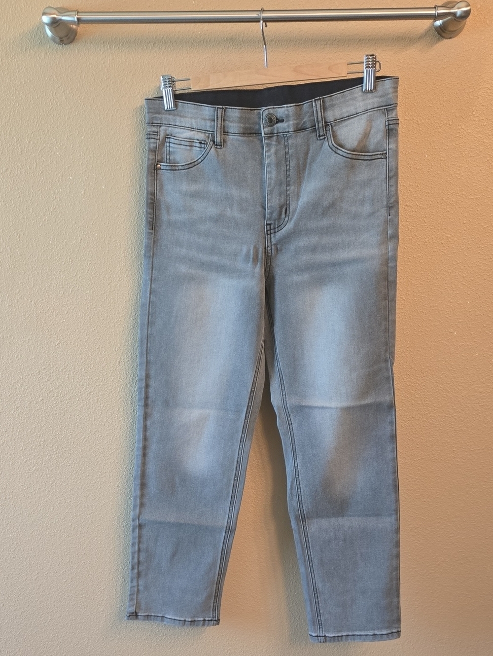 Grace and Lace Gray Skinny Jeans Size 10